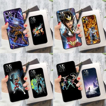 Anime Saint Seiya Telefon Caz Pentru iPhone 14 XR X XS Max 6S 7 8 Plus SE 2020 13 Pro 11 12 Pro Max Acoperi Shell