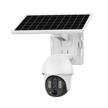 Anxinshi IP66 2MP CCTV Panou Solar Camera Live 4G Bateria de Securitate WiFi PTZ Network Kituri cu Suport
