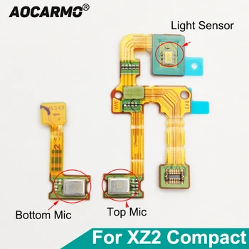 Aocarmo Pentru SONY Xperia XZ2 Compact H8314 H8324 AȘA-05 Lumina Senzor de Proximitate XZ2C Mini Sus Jos microfon Microfon Cablu Flex