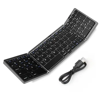 B089 Portabil Universal Tastatura Pliere Chei Digitale Tableta Telefon fără Fir Bluetooth Tastatură pentru Windows, Android, IOS