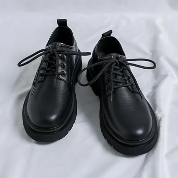 Baieti Pantofi pentru Bărbați Pantofi de Piele Toamna Slip-on Bărbați în Vârstă Slip-on de Afaceri Formale Uzura Casual, de Vârstă Mijlocie Tata Pantofi