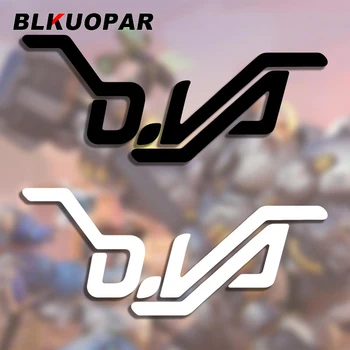 BLKUOPAR Dva Overwatch Logo-ul de Joc Silueta Autocolant Auto Grafică Decal Personalitate Mor Trunchiul Tăiat Laptop Motocicleta de Styling Auto