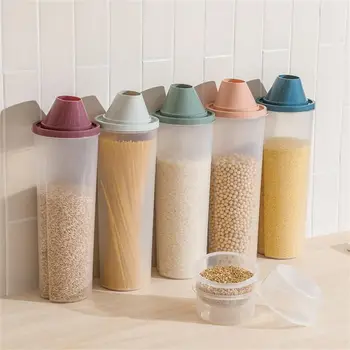 Bucătărie Tăiței Cutie de Depozitare Sticla de Plastic Transparent Borcan Sigilat Cereale Cutie de Depozitare de Depozitare de uz Casnic Borcan de Stocare Borcan caz