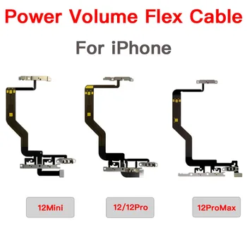 Butonul de alimentare Comutator Flex Pentru iPhone 12 Mini Pro Max Volum Mut Regla Flex Cablu de Înlocuire