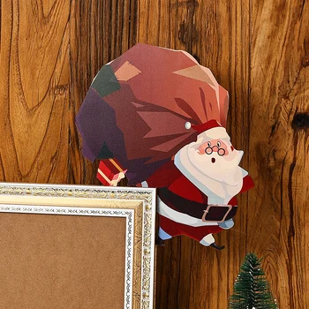 Cadru de ușă Decor Drăguț de Crăciun tocului moș Crăciun decorațiuni din Lemn de Birou Piscină Interioară Cadru Acasă de sărbători