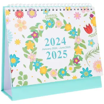 Calendar De Birou 2024 Calendar De Birou Ornament Ridice Flip Calendar Decor Desktop Calendar