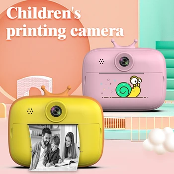 Camera de copii pentru Imprimare Instantanee Foto Video HD 1080P Digital, Imprimare Termica, aparat de Fotografiat de Jucărie de Crăciun Cadou de Ziua de nastere pentru Copii cu 32G