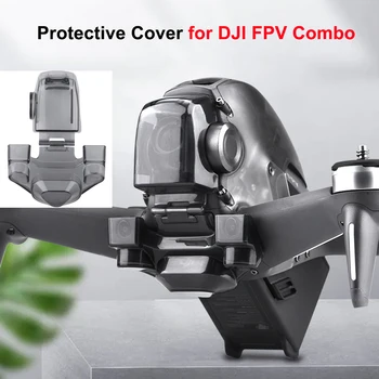 Capac de protecție pentru DJI FPV Combo Drona-Vizuală aparat Foto Capacul Obiectivului Integrat Gimbal Camera Mount Titularului Accesoriu