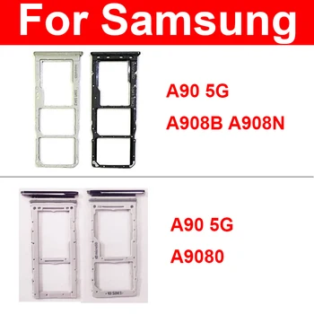Cardul SIM Pentru Samsung A90 A908B A908N A90 5G A9080 Micro SD Slot pentru Card Sim Tray Holder Adaptor de Piese de schimb