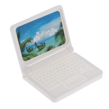 Casă De Păpuși În Miniatură Computer Mobilier Pentru Copii Jucărie Mobilier Pentru Păpuși Laptop De Culoare Aleatorii Papusi Accesorii