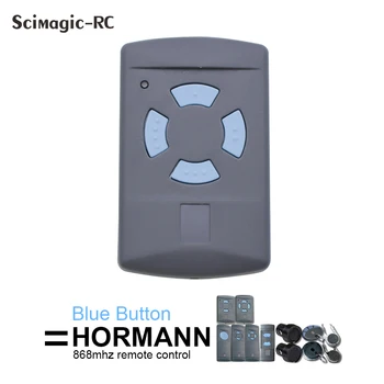 Cele mai noi Hormann 868mhz Telecomanda Poarta Auto-copia Handheld Transmitter Butonul Albastru 868 HORMANN Garaj de la Distanță cu Baterii