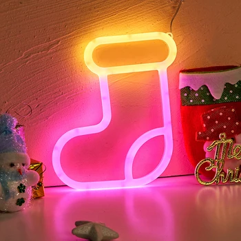 Chi-de a cumpăra de Crăciun LED Neon sign USB Alimentat Sau Baterie Semne de Neon Lumina de Noapte Pentru Camera de zi Dormitor Decor Lampa de Sig