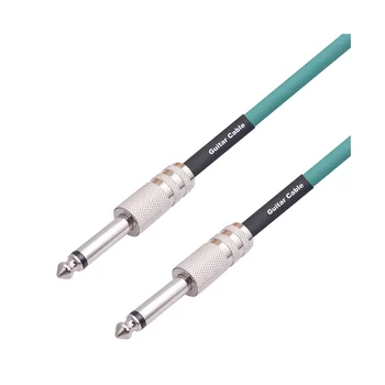 Chitara Instrument Cablu de Chitara Electrica Cablul de 6.35 mm Mono Plug Conecta Cablu pentru Chitara Bas Tambur Dispozitiv Audio, 10 Metri
