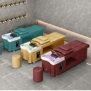 Circulatia apei Adult Sampon Scaune Beauty Lounge Minimalist Sampon Scaune Confort cu Duș Chuveiro Mobilier WZ50SC