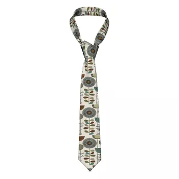 Clasic Scandinav Florale Orla Art Cravate pentru Barbati Personalizate de Mătase Orla Kiely la Mijlocul Secolului Moderne de Afaceri Cravată