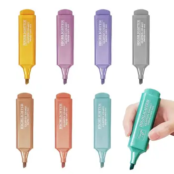 Colorate, Marker 8 Buc Culori Pastelate Marker Set De Protecție Pentru Ochi Dalta Sfat Stilouri-Marker Pentru Jurnalizare Evidențierea Planificator