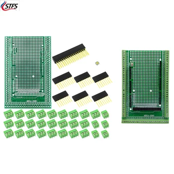 Compatibil Cu MEGA2560-side Dublu PCB Prototip Bloc Terminal Scut Bord Kit Pentru Arduino Mega 2560 R3
