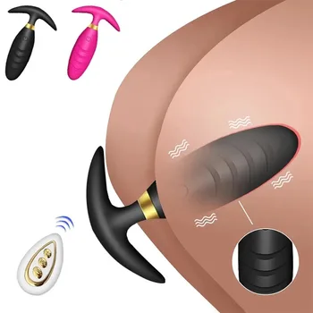 Control de la distanță vibrator Anal Dildo Vibrator anal sex Masculin, Prostata pentru Masaj Vibratoare Jucarii Sexuale pentru Câteva Produse pentru Adulți