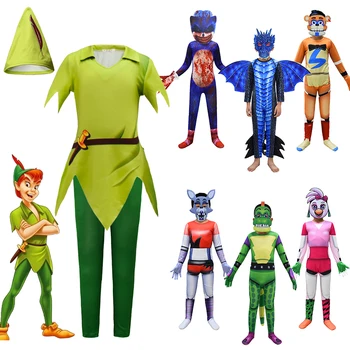 Copii Disney Haine Băiat De Halloween Cosplay Costum Peter Pan Onesie Vacanta Carnaval Petrecere Dinozaur Salopeta Animal Costume