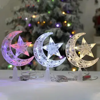 Crăciun Decorare Pom de Crăciun Pom de Sus de Stele Stralucitoare Led Pom de Crăciun de Top Star 3d Pentagrama Decor pentru Acasă Consumabile Partidul 2022