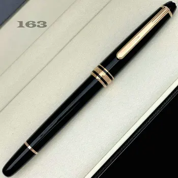 De lux Clasic MB Negru Aur Argint Msk-163/145/149 Speciale EditionBallpoint Pixuri cu Gel Scris Roller Ball Pen cu Numărul de Serie