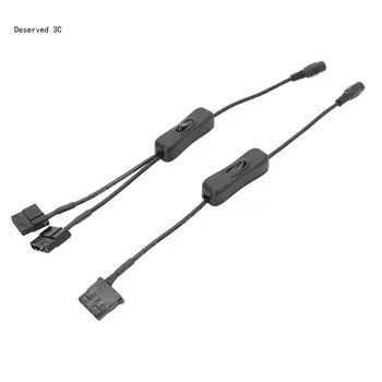 De încredere DC5.5x2.1mm la 4Pin pentru Cablu Adaptor de Alimentare Molex pentru Alimentarea PC-ul Fanilor