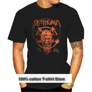 Deathgasm - Grindină Satin T-Shirt Ly Licențiat Design Unic Topuri Tricouri de Vara Barbati Hip Hop Street Extinde Barbati Slim Fit T-Shirt