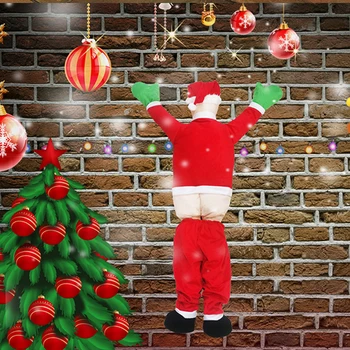 Desene Animate Nake Fundul Santas Agățat De Perete Decor Elegant Vacanță De Crăciun Ornament Pentru Home Decor Dormitor