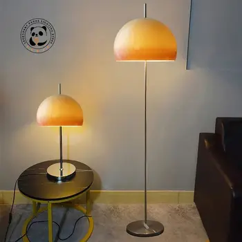Designer de Epocă Wabi-sabi Portocaliu Luciu Lampa de Podea LED-uri de zi/Model de Cameră Decor E27 Colț Permanent Lampa de Dormitor, Hotel, Club, Bar