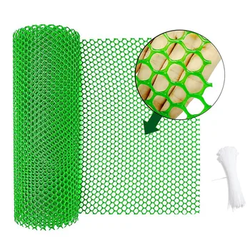 Din Plastic reutilizabile Pui Gard de Sârmă ochiurilor de Plasă Ușor Durabil Ochiuri Hexagonale Proiect de BRICOLAJ Pentru Casa Curte cu Grădină