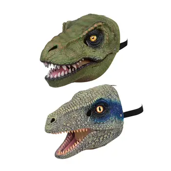 Dinozaur Masca Mutarea Maxilarului Reglabil Noutate Mascarada Latex, Masca pentru Petreceri Tematice Teatru Dress up Performanță Etapă de Vacanță