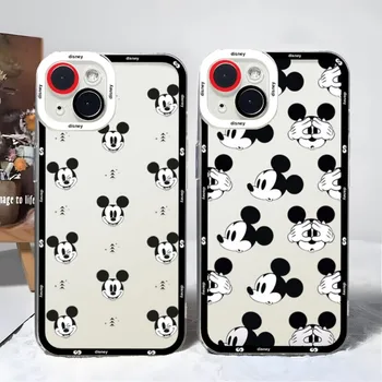 Disney Mickey Mouse Caz de Telefon Transparent Pentru Xiaomi 13 Redmi 11 12 10 Pro Lite Pro Plus Poco X3GT F3 Angel Eye Acoperi