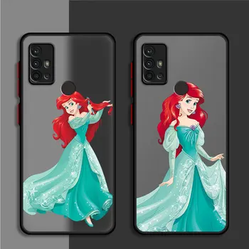 Disney Printesa Sirena Ariel Caz pentru Samsung Galaxy A24 A53 A54 A33 A52 A13 A34 A12 A22 A72 A14 A73 A23 A32 Moale Capac transparent