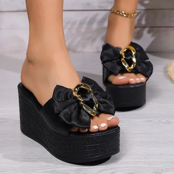Doamnelor Pantofi 2023 Vânzare Fierbinte de Vară pentru Femei Papuci Solide în aer liber Fluture nod sandale Platforma Dovada de Apă de zi cu Zi Casual, Pantofi