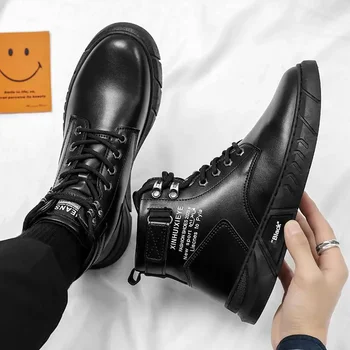 Dr. Bărbați Patru Sezoane de Agrement Pantofi de Lucru Rezistent la Uzura Adidași Modă Britanic de Moda Pantofi