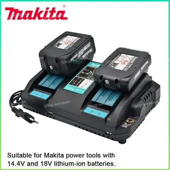Dual Port USB încărcător pentru Makita Încărcător de Baterie 14.4 V 18V BL1860 BL1415 BL1430 BL1830 BL1840 BL1850 BL1845