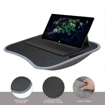 Durabil Birou Laptop pentru Pat Birou Portabil pentru Notebook PC Suport Laptop Pliabil Suport Cu Maner Pentru Muncă Și Joc de Pe Canapea