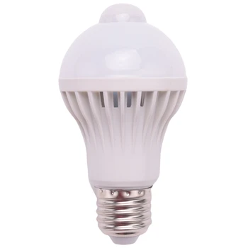 E27 Led Bec Lumina de Mișcare Senzor de Lumină LED-uri Senzor de Mișcare PIR, Lampa Glob de Lumină Bec Lampa