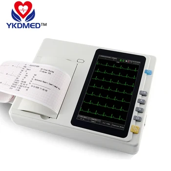 ECG 12 derivații 3 Canal Electrocardiogramm Acasă Electronic Portabil Dispozitiv EKG