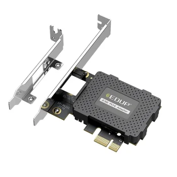 EDUP 2.5 Gbps PCIE placa de Retea Gigabit 2500M 10/100/1000M Ethernet Card Adaptor WiFi RTL8125B Chip Sprijin fără disc de Boot
