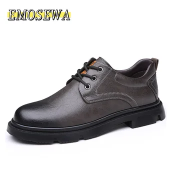 EMOSEWA de Înaltă Calitate Mens Casual Pantofi de Lux din Piele de Înaltă calitate piele de Vacă Scule Pantofi Handmade Pantofi Tendință Dimensiune 38-48