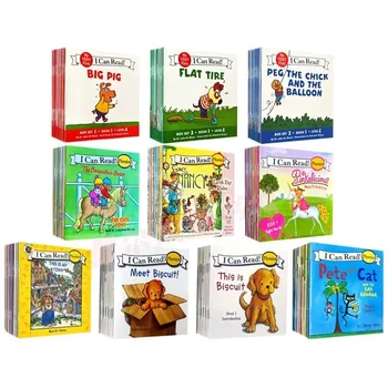Eu Pot Citi Fonetica 12 Cărți/Set engleză Poveste Imagine Carte de Buzunar pentru Copiii Montessori Carte