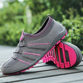 Femeile Fund Moale Pantofi Casual de Primavara Adidași Usoare Cap Rotund Non-alunecare Plat Drumeții de Mers pe jos Mocasini Zapatos Planos Mujer