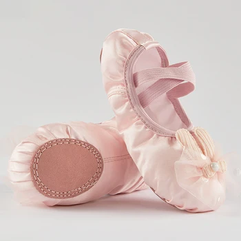Fete Pantofi De Balet Pentru Femeie Balerina Drăguț Pantofi Balerini Femei Panza Moale Unic De Dans Papuci Copii Practică