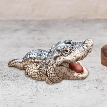 Figurina crocodil Ceai de Companie Statuie în Miniatură Sculptura pentru Camera de zi Acasă