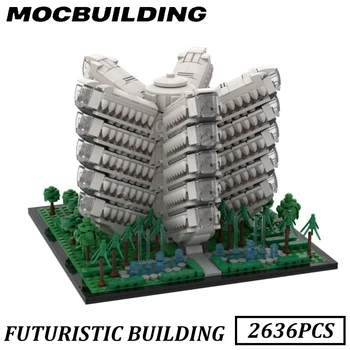 Futurist de Constructii Model MC Cărămizi de Construcție a Afișa DIY Model de Construcție a Asambla Jucării Cadouri