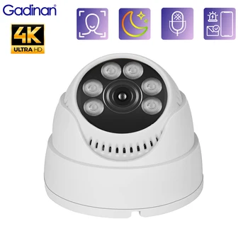 Gadinan 4K 8MP Camera IP Detecta Mișcare în aer liber Protecție de Securitate Plin de Culoare Viziune de Noapte de Supraveghere Video e-Mail de Alertă XMEYE