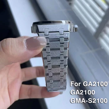 GEN5 GEN4 Modificare pentru GA2100 Casioak Ramă de Metal pentru GMAS2100 Mod Kit 4-a 3-a Generație de Ceas din Oțel Cazul Curea GAB2100