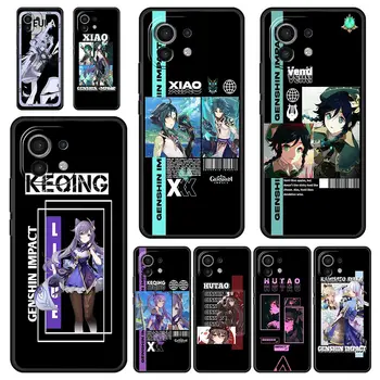 Genshin Impact Kazuha Telefon Caz Pentru Xiaomi 12T 12 13 Pro Poco X3 NFC M3 F3 F4 M4 X4 Mi Note 10 11 Lite 10T 5G 11T 9T husă Moale