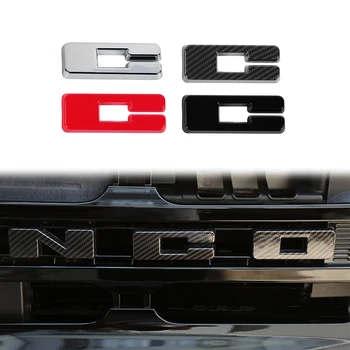 Grila fata cu Emblema Scrisoare Capac Decorativ Ornamental Autocolant pentru Ford Bronco 2021 2022 2023 C de Mari Dimensiuni ABS Auto Exterioare Accesorii